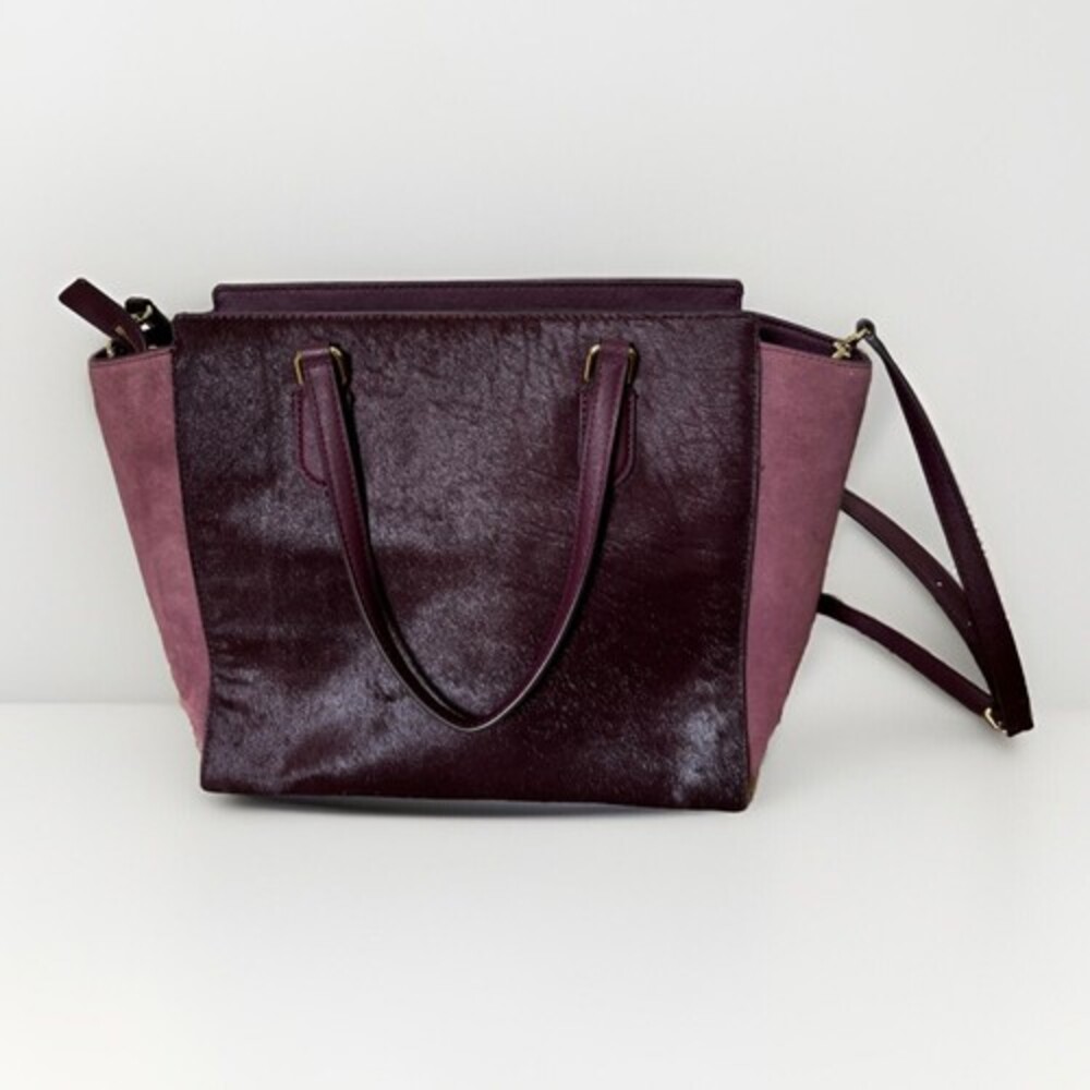 Kate Spade - Deep Plum Calf Hair "Hadlee" Tote - Picture 6 of 7